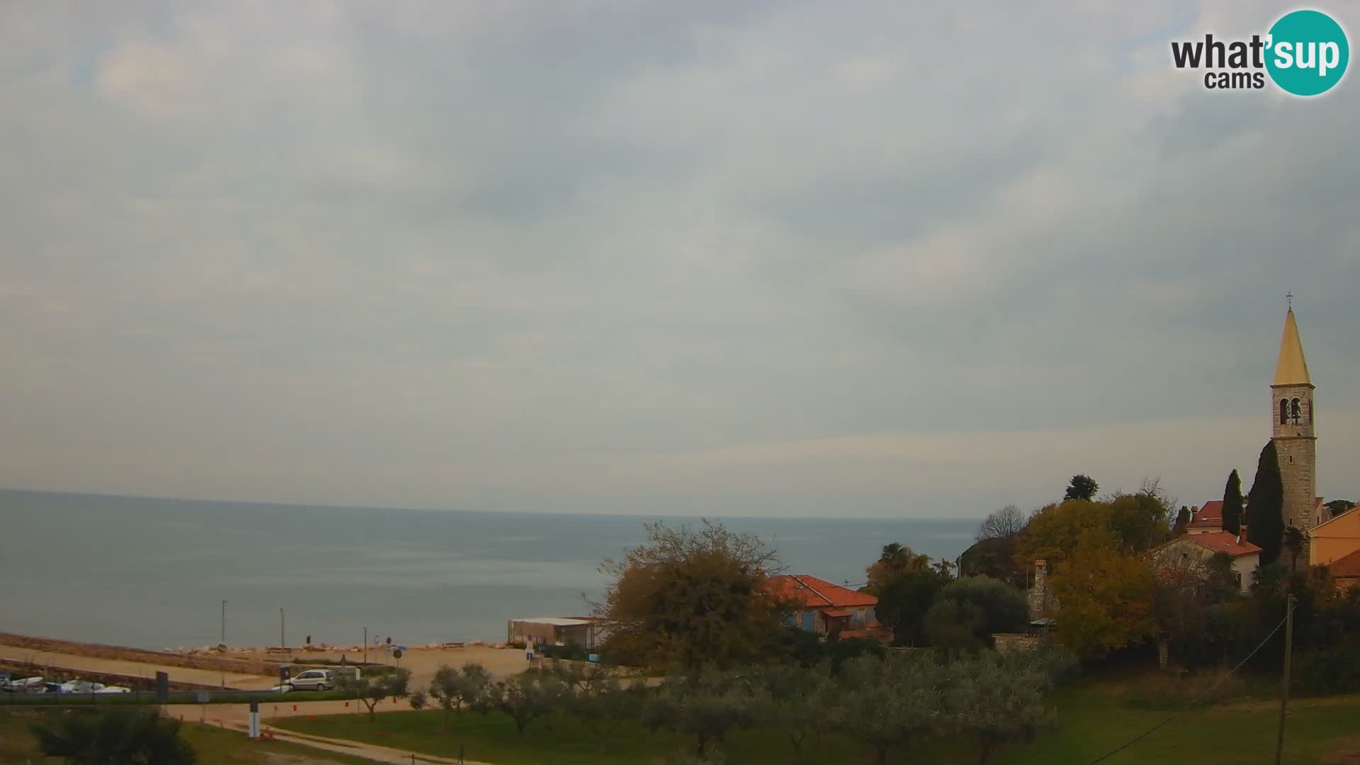 Umag spletna kamera Lovrečica – Istra – Hrvaška