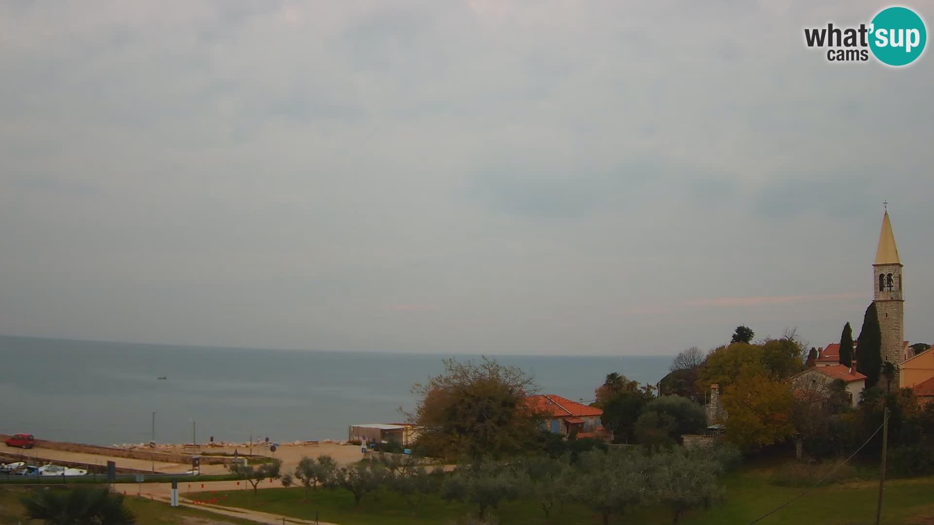 Umag Webcam uživo Lovrečica / San Lorenzo – Istra – Hrvatska