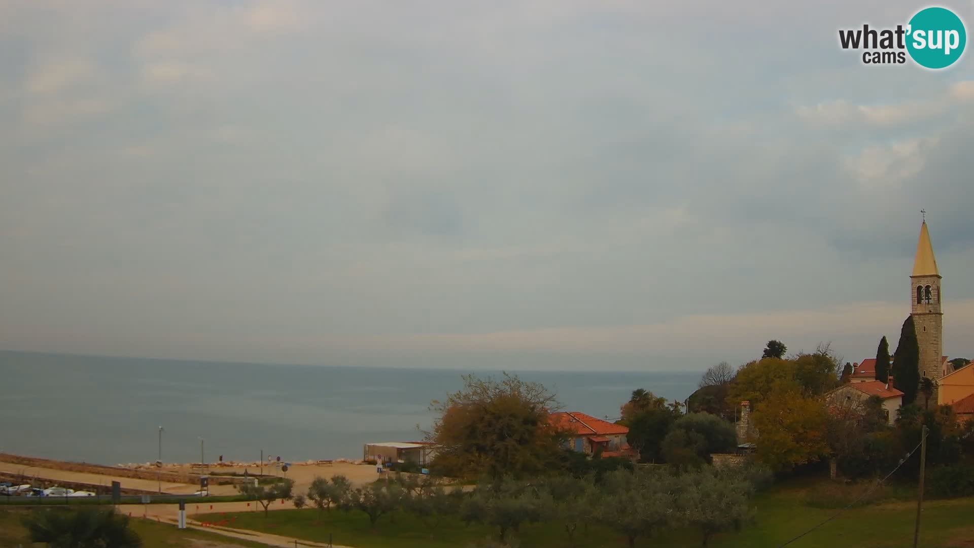 Umag Webcam uživo Lovrečica / San Lorenzo – Istra – Hrvatska