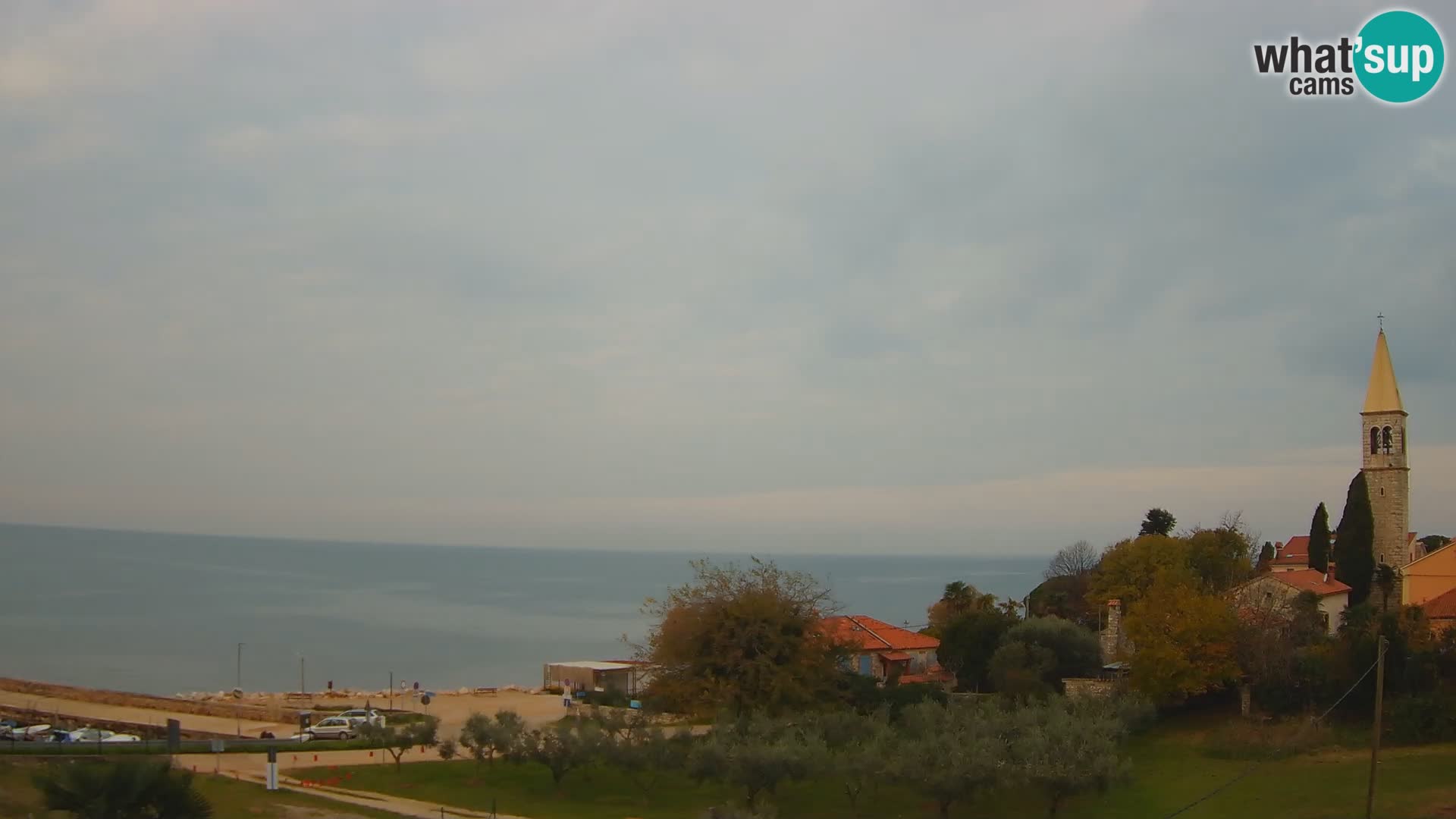 Umag Webcam uživo Lovrečica / San Lorenzo – Istra – Hrvatska