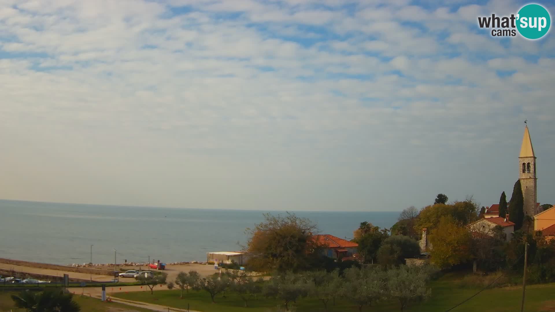 Umag spletna kamera Lovrečica – Istra – Hrvaška