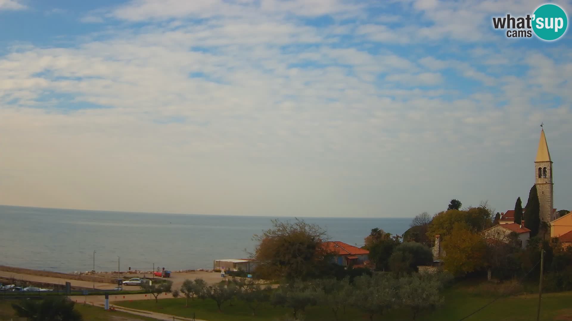 Umag Webcam uživo Lovrečica / San Lorenzo – Istra – Hrvatska