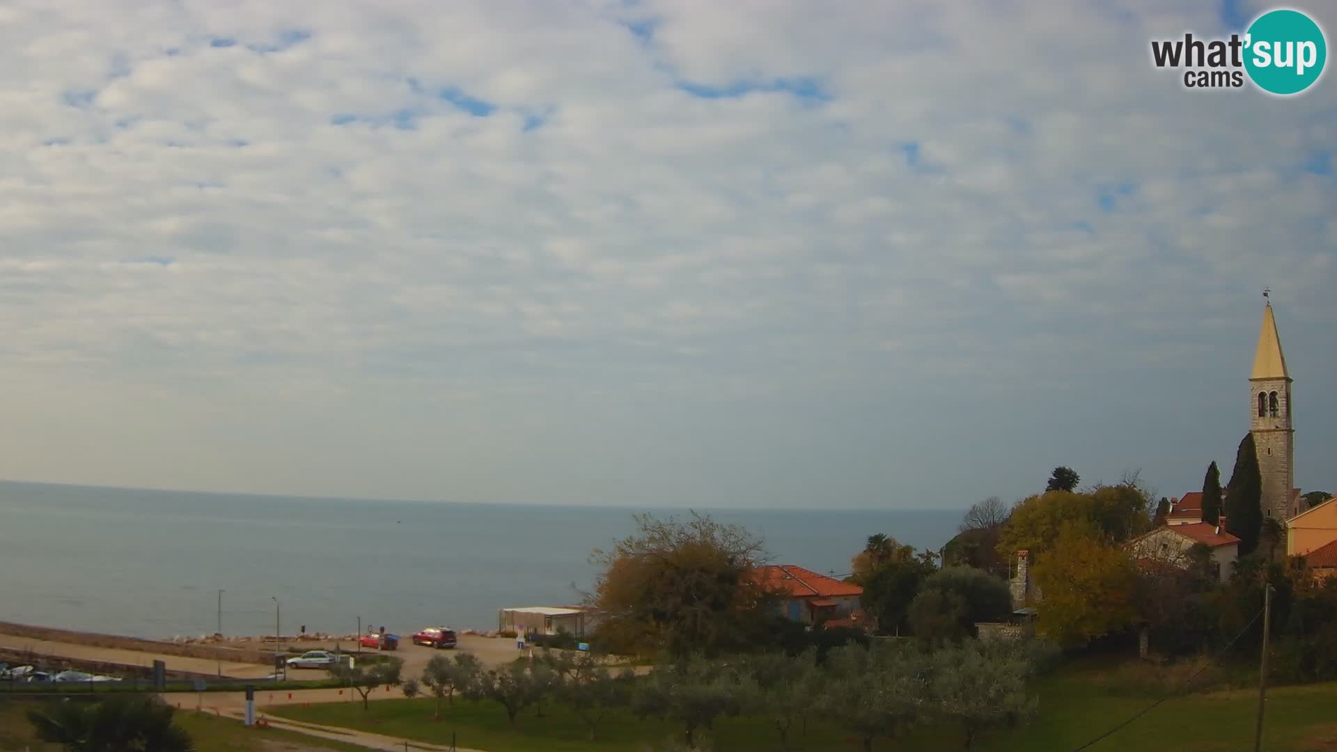 Umag Webcam uživo Lovrečica / San Lorenzo – Istra – Hrvatska