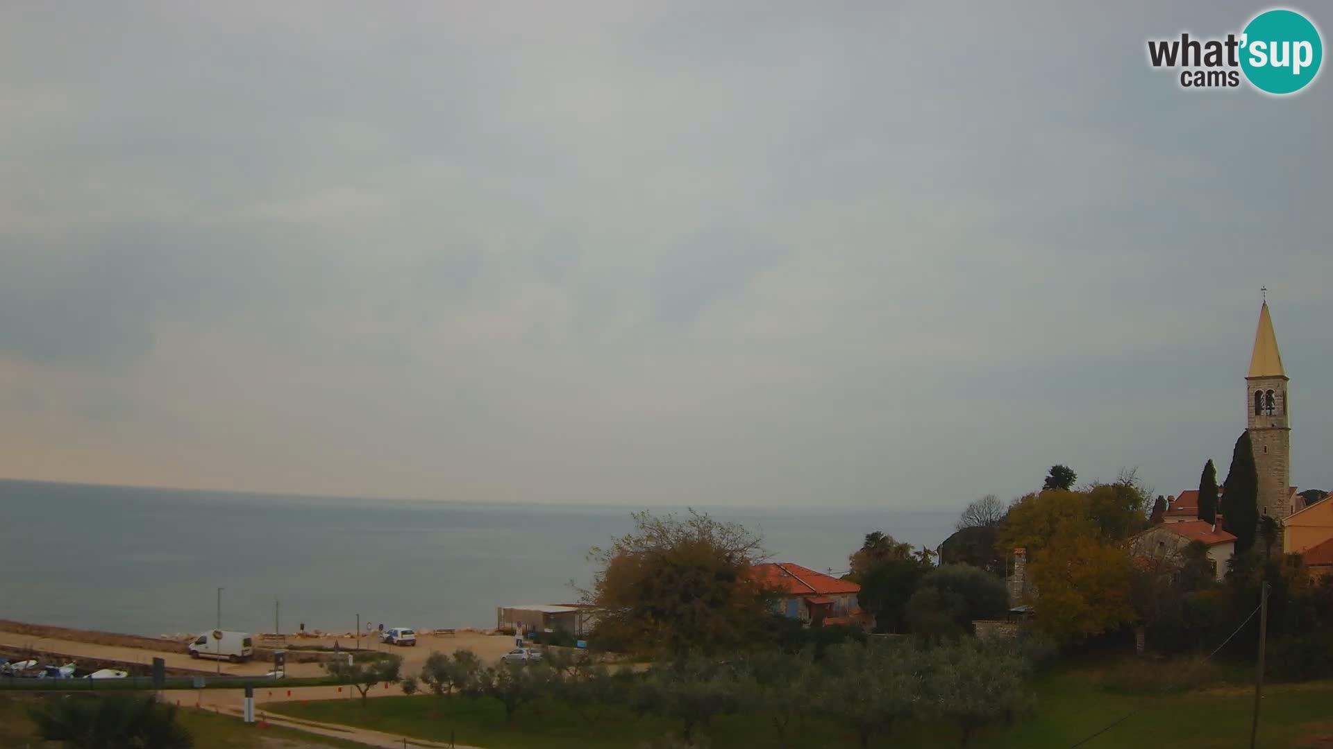 Umag spletna kamera Lovrečica – Istra – Hrvaška