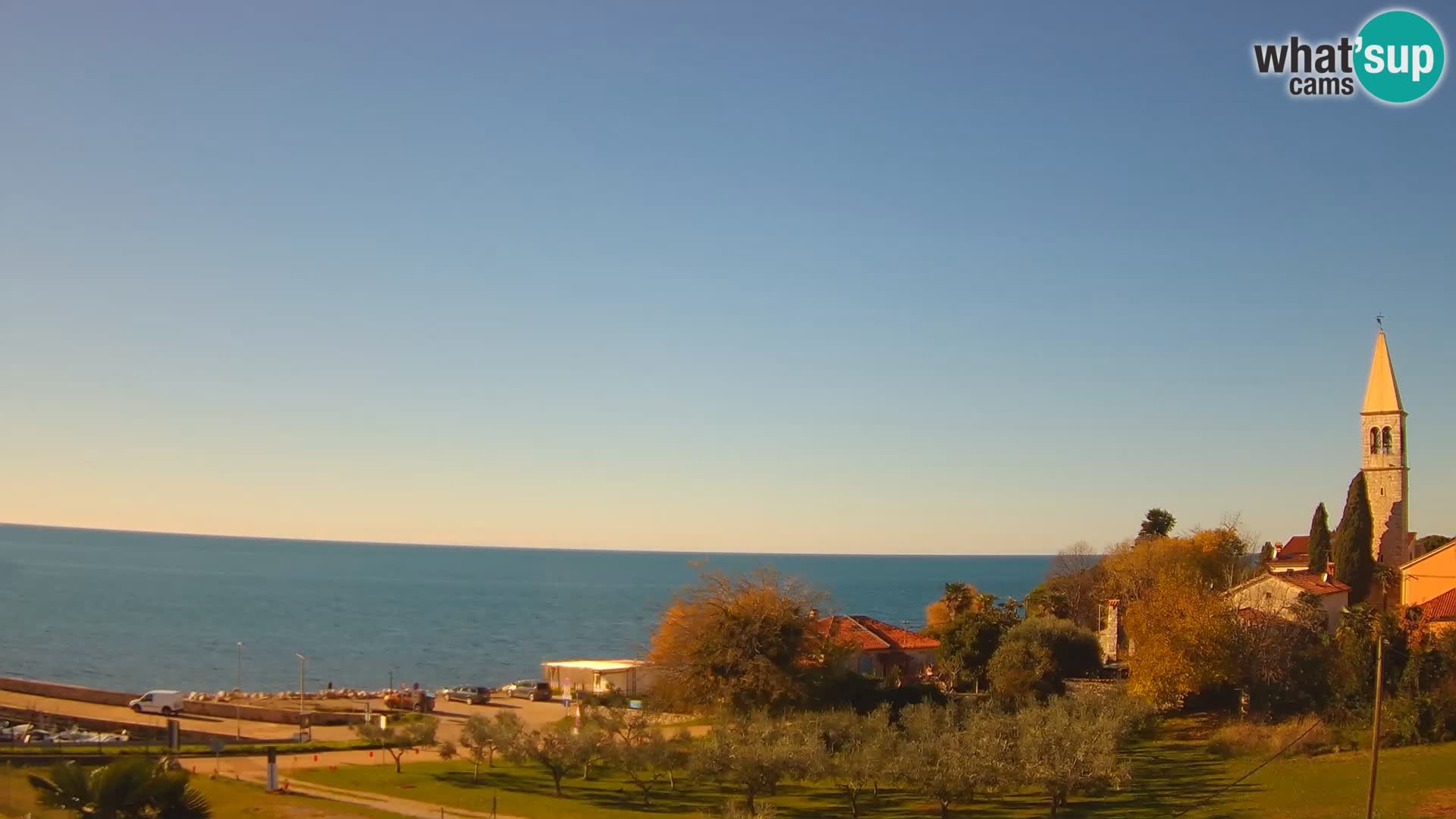 Umag Webcam uživo Lovrečica / San Lorenzo – Istra – Hrvatska