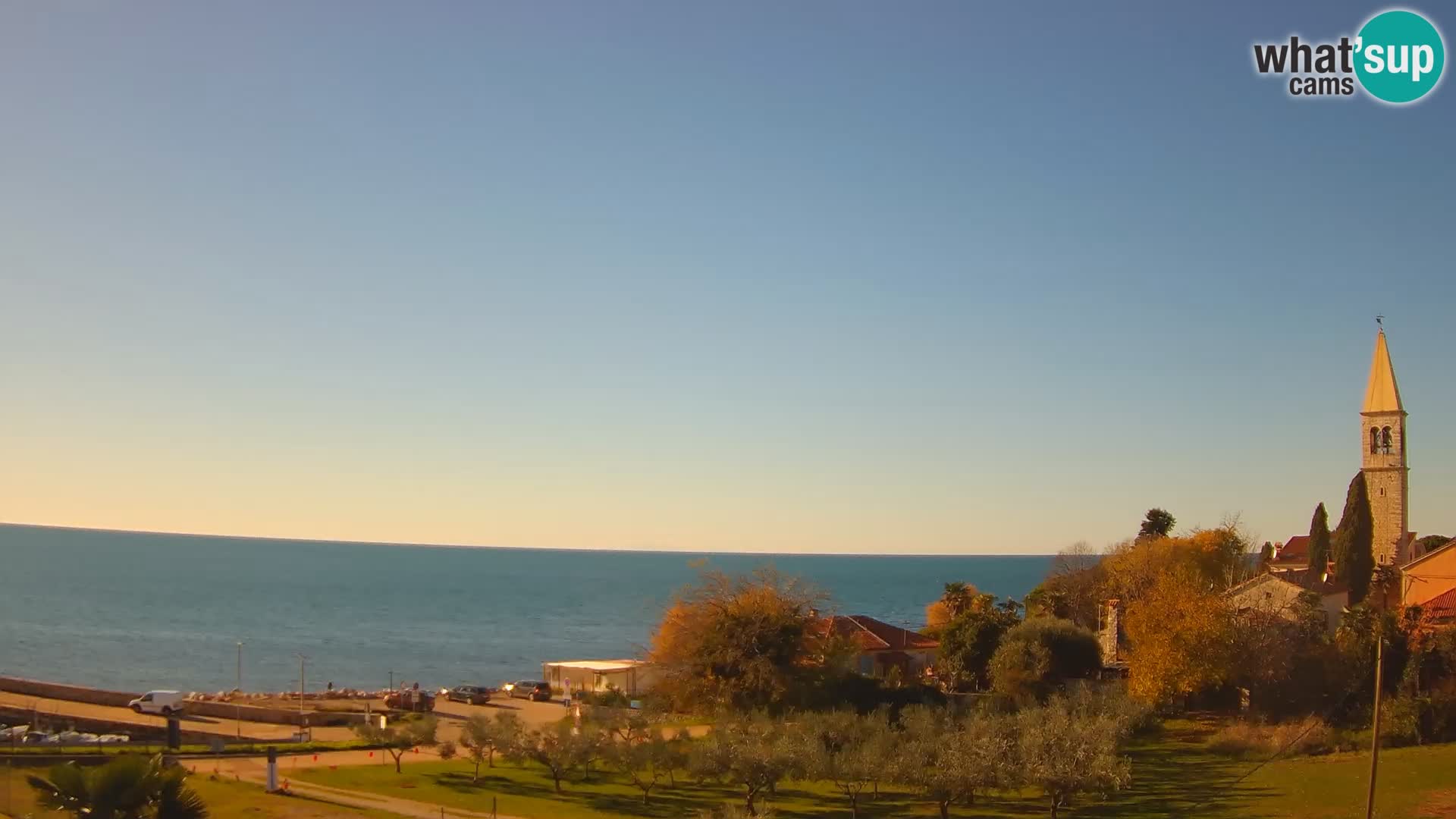 Umag Webcam uživo Lovrečica / San Lorenzo – Istra – Hrvatska