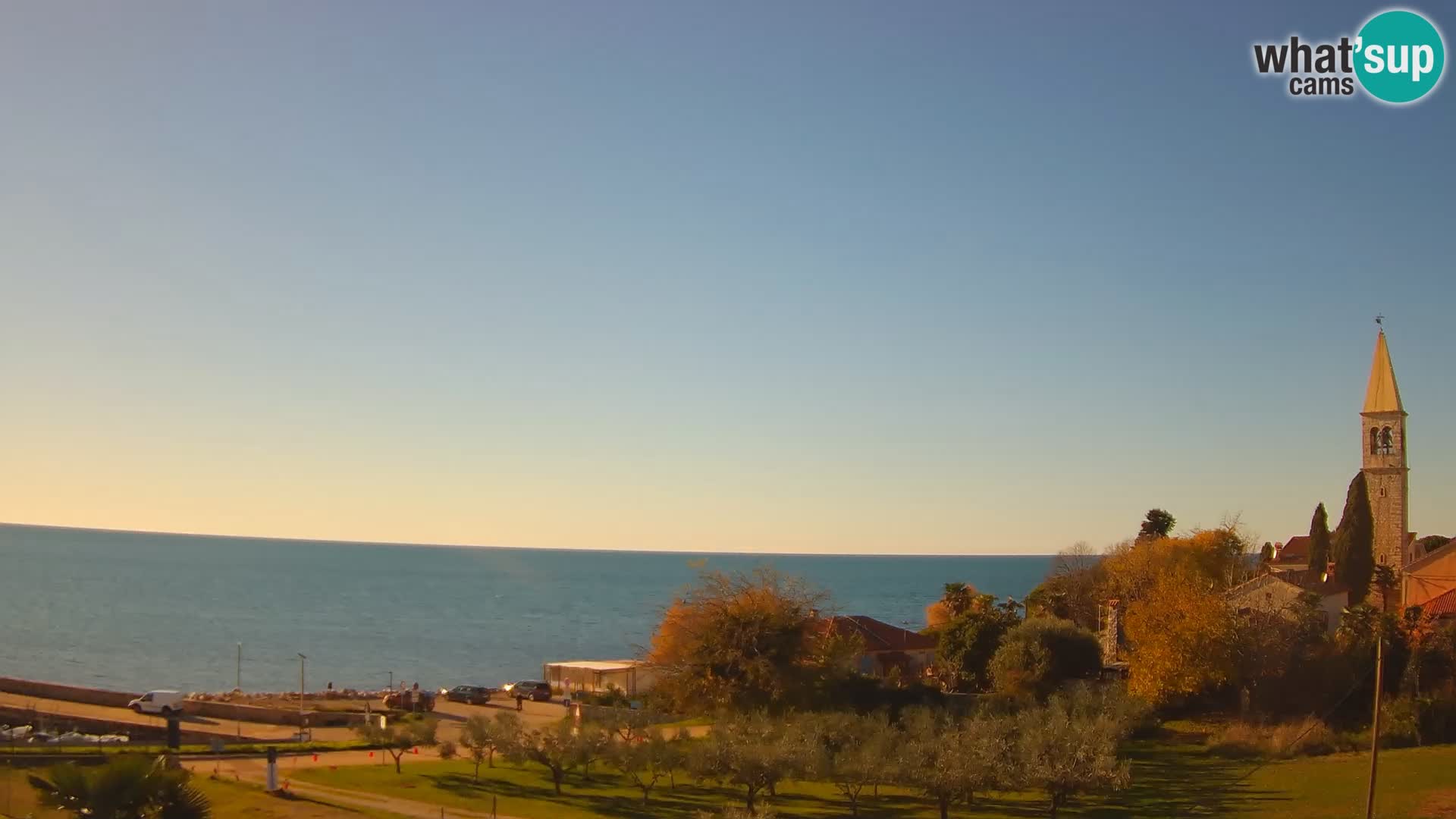 Umag Webcam uživo Lovrečica / San Lorenzo – Istra – Hrvatska