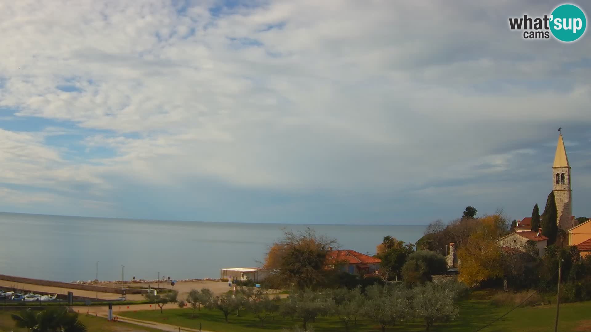 Umag spletna kamera Lovrečica – Istra – Hrvaška