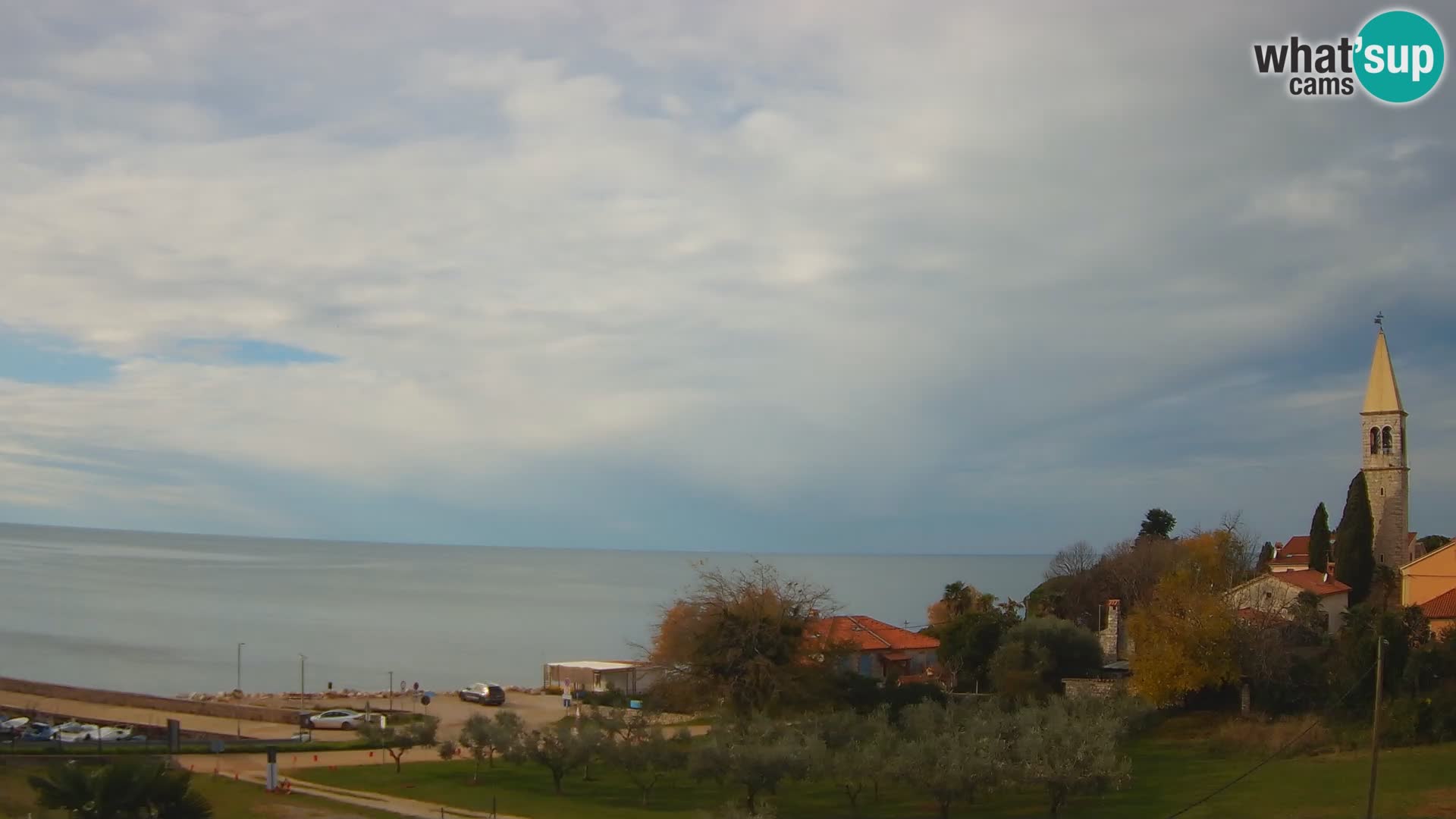 Umag Webcam uživo Lovrečica / San Lorenzo – Istra – Hrvatska