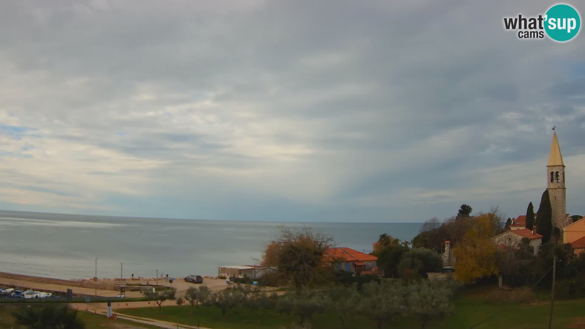 Umag Webcam uživo Lovrečica / San Lorenzo – Istra – Hrvatska