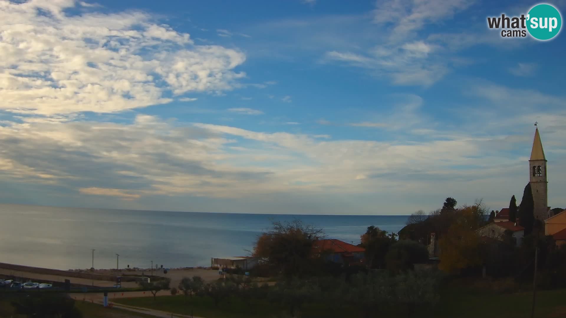 Umag Webcam uživo Lovrečica / San Lorenzo – Istra – Hrvatska