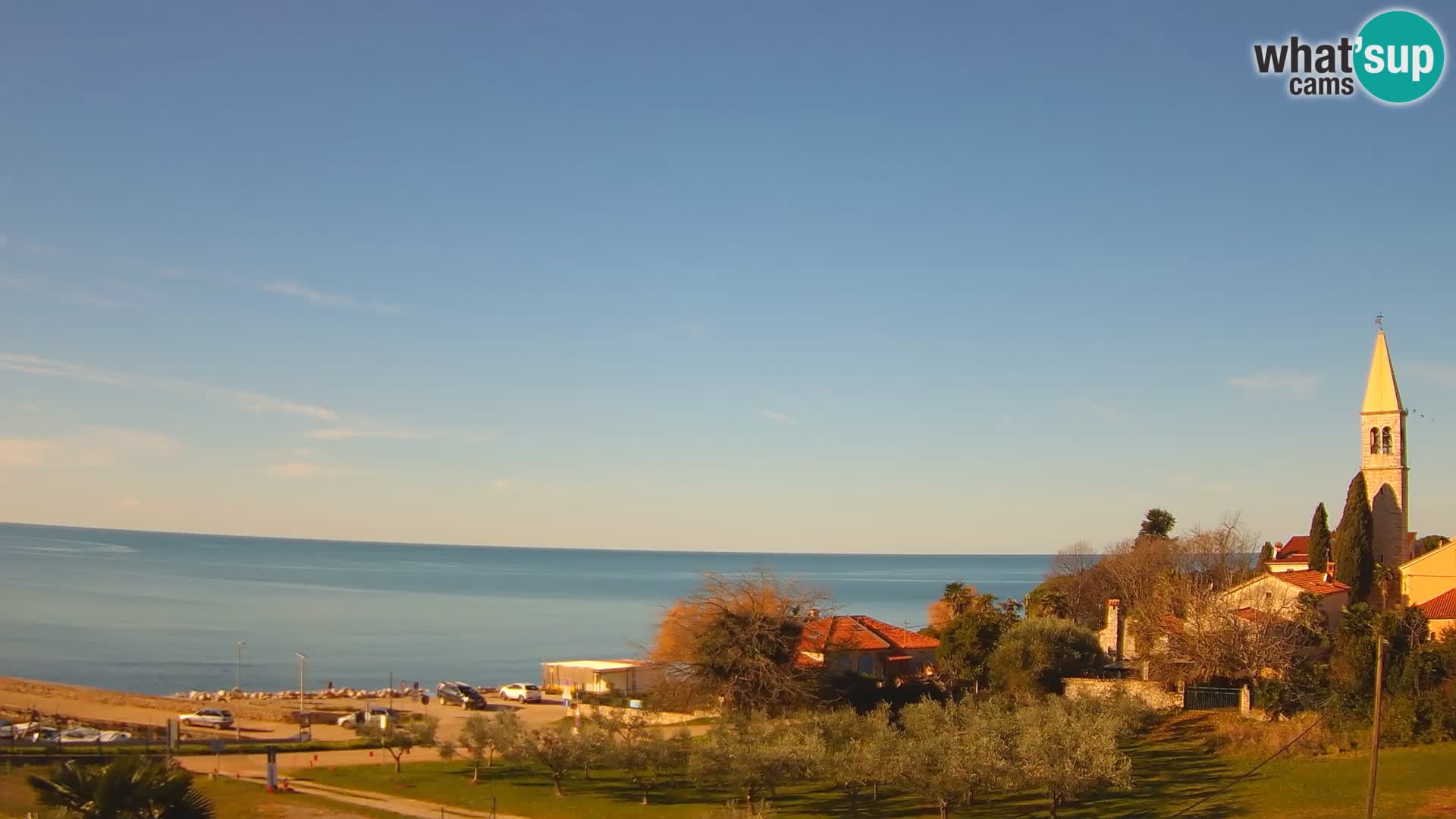 Umag Webcam en direct Lovrečica / San Lorenzo – Istrie – Croatie