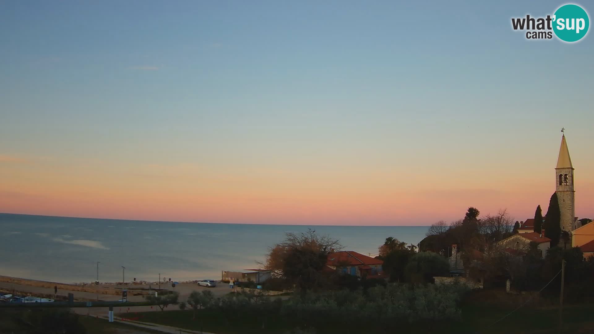 Umag Webcam en direct Lovrečica / San Lorenzo – Istrie – Croatie