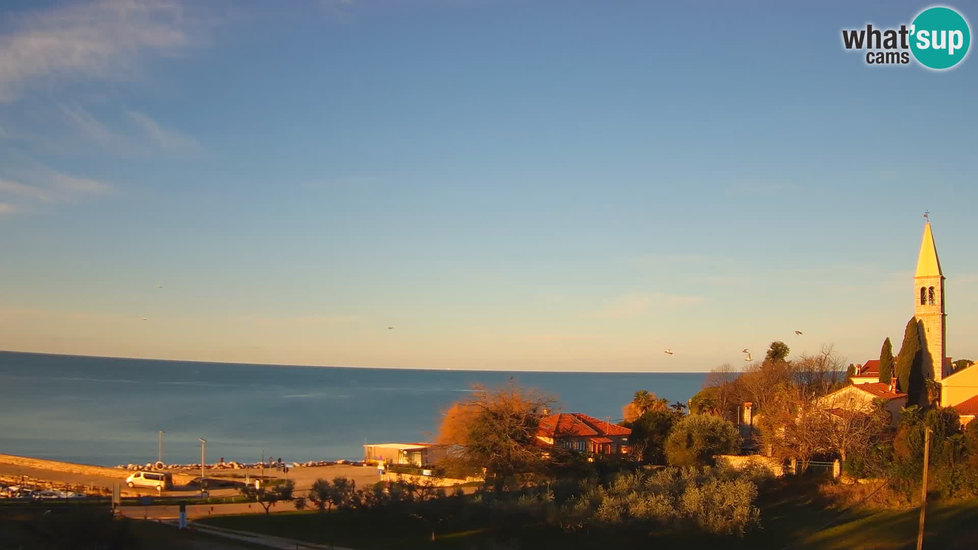 Umag Live Webcam Lovrečica / San Lorenzo – Istrien – Kroatien