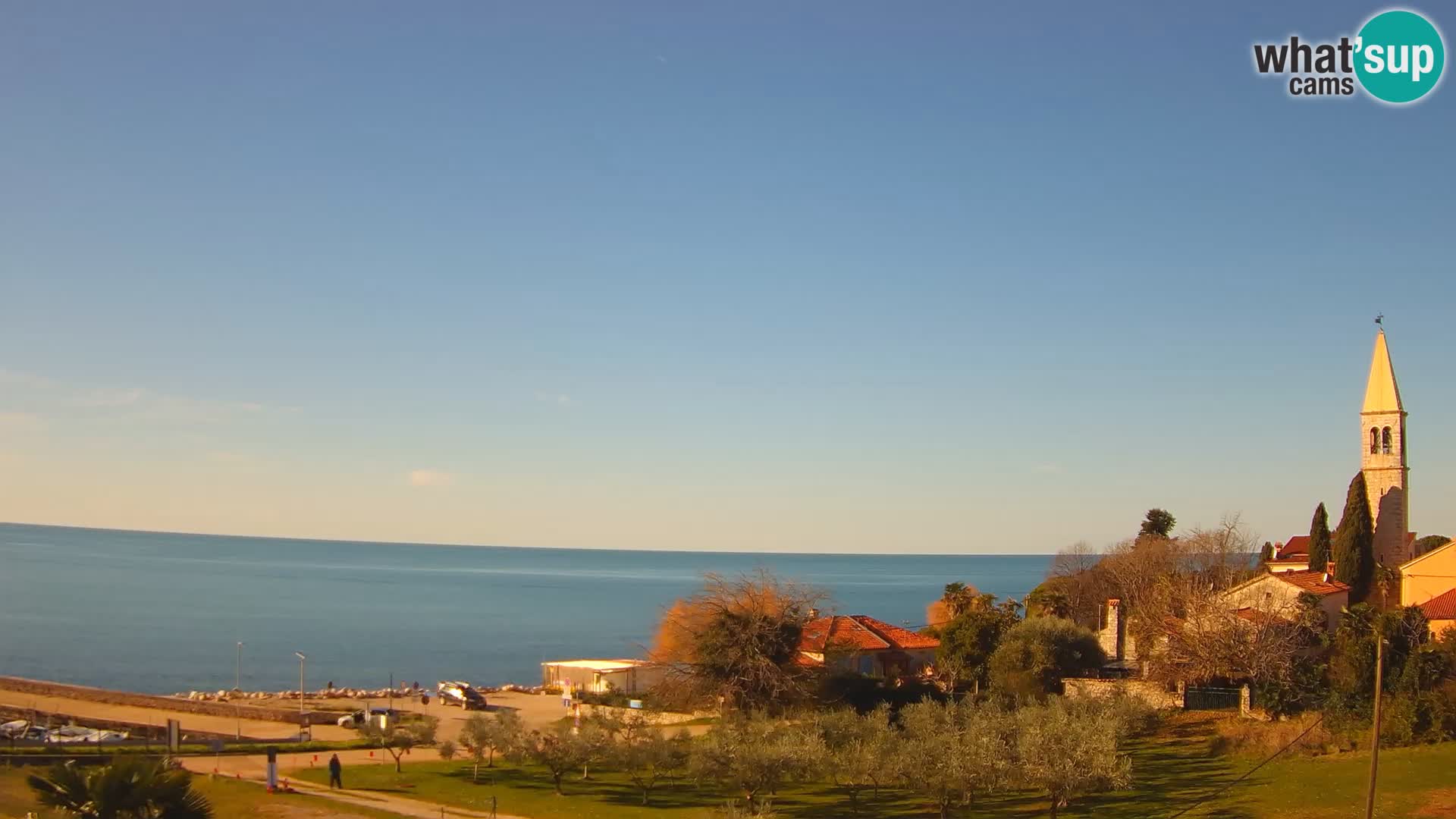 Umag Webcam en direct Lovrečica / San Lorenzo – Istrie – Croatie