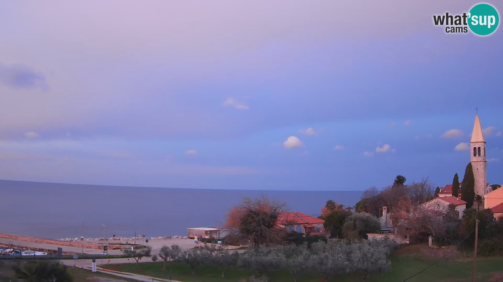 Umag Webcam uživo Lovrečica / San Lorenzo – Istra – Hrvatska