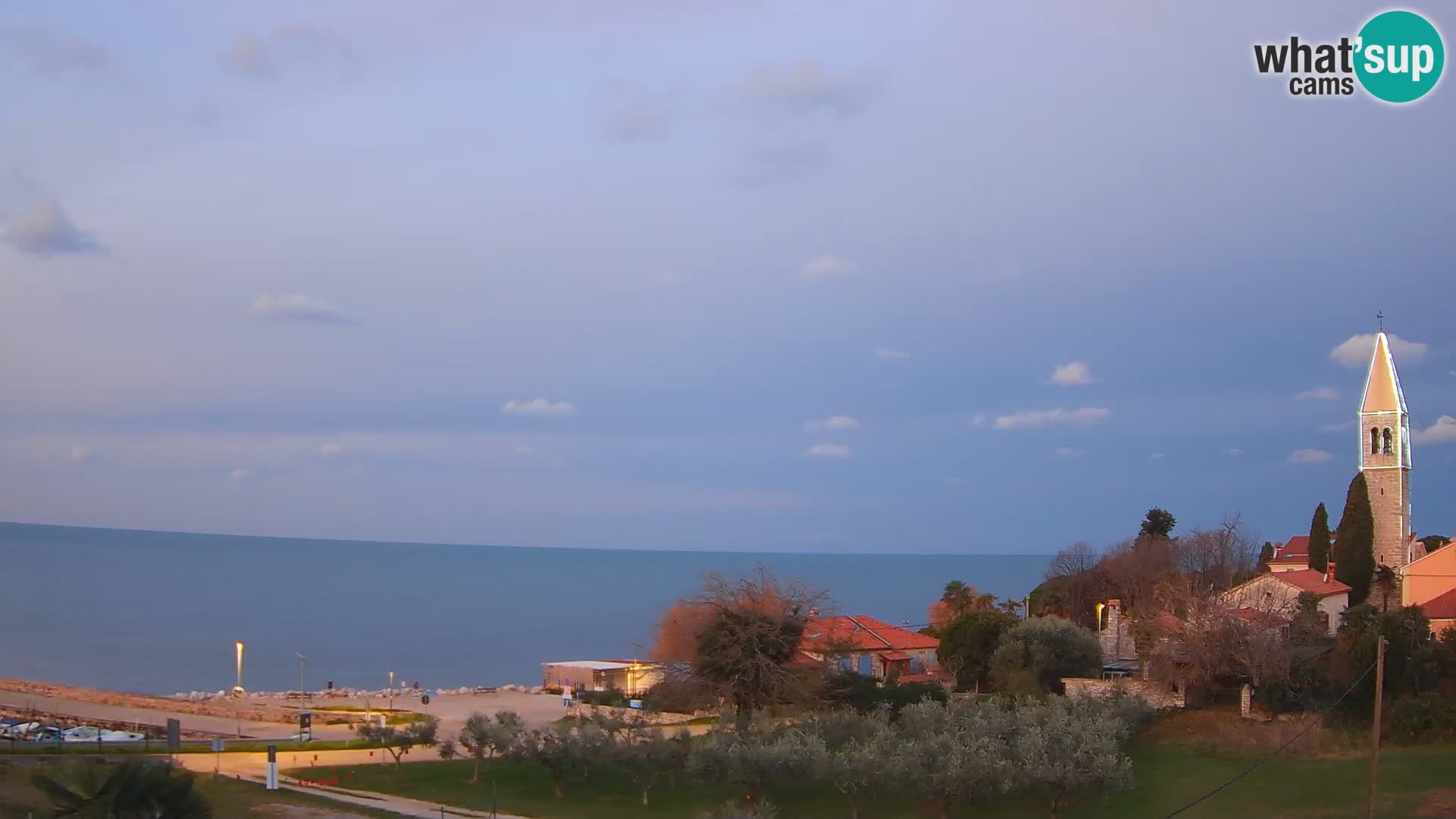 Umag Webcam uživo Lovrečica / San Lorenzo – Istra – Hrvatska