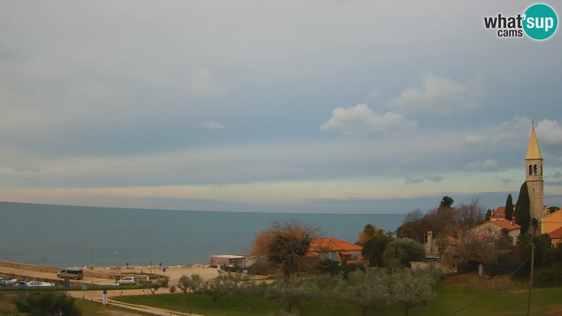 Umag Webcam uživo Lovrečica / San Lorenzo – Istra – Hrvatska