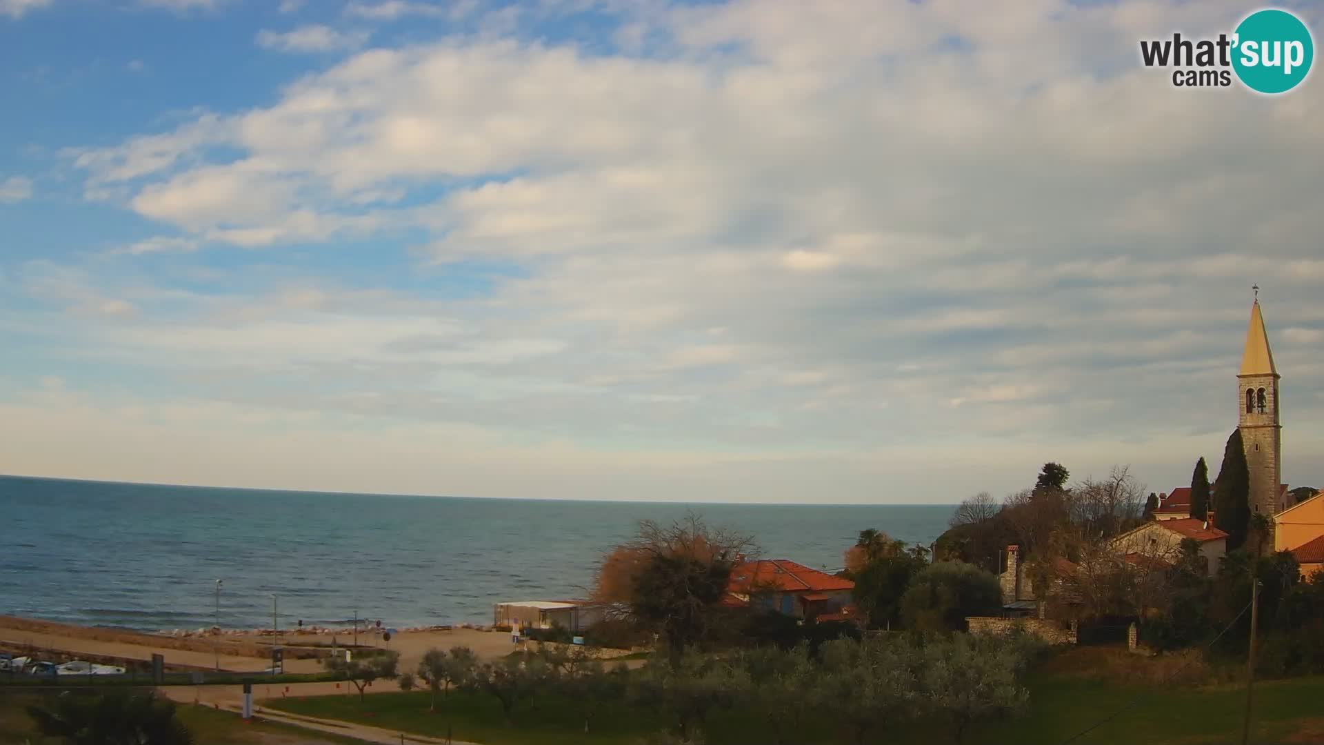 Umag Webcam uživo Lovrečica / San Lorenzo – Istra – Hrvatska