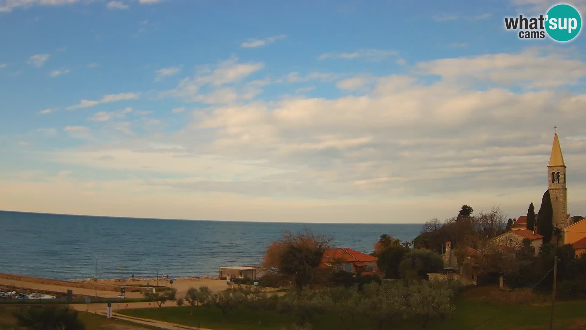 Umag Webcam en direct Lovrečica / San Lorenzo – Istrie – Croatie