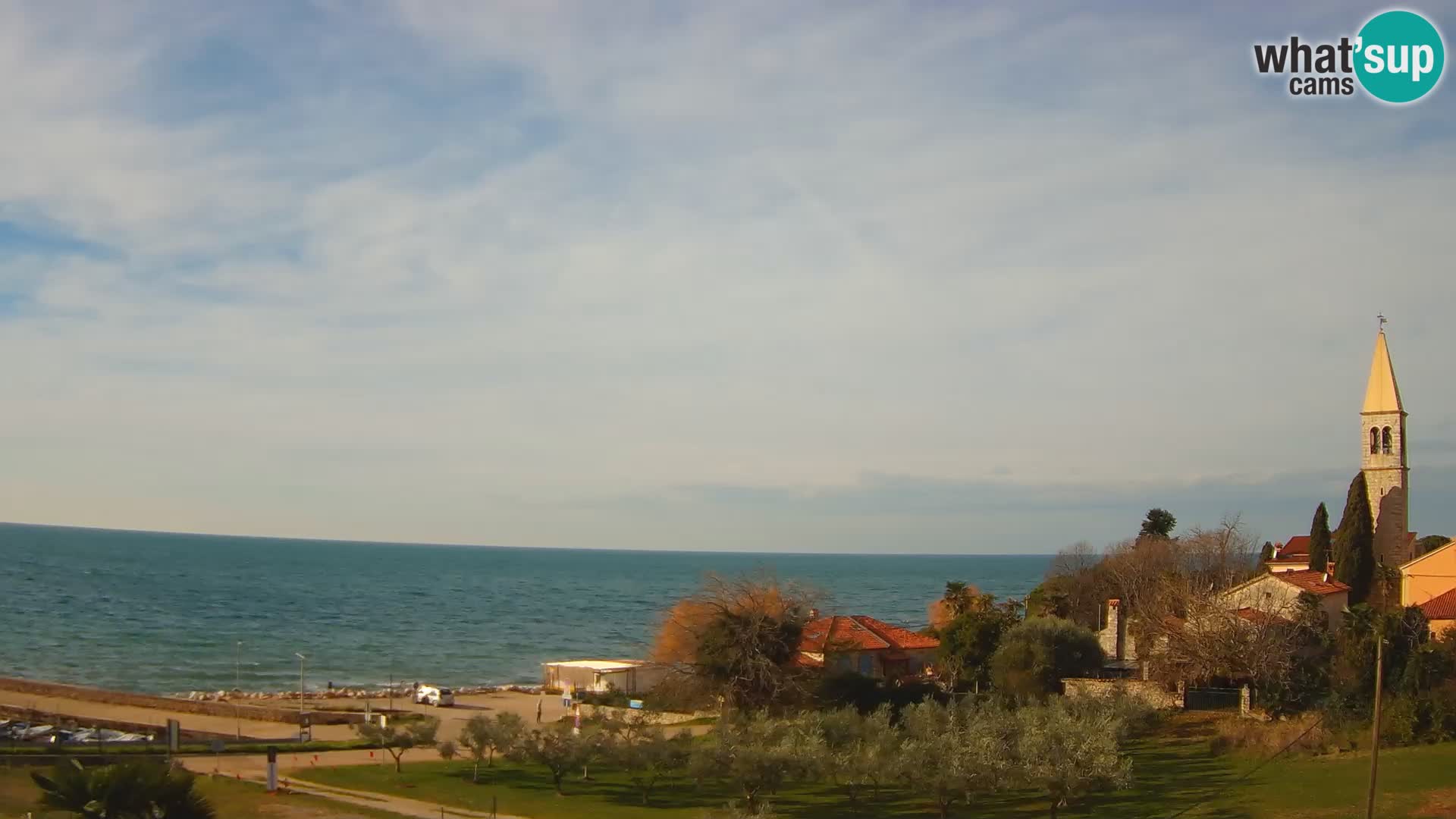 Umag Webcam en direct Lovrečica / San Lorenzo – Istrie – Croatie