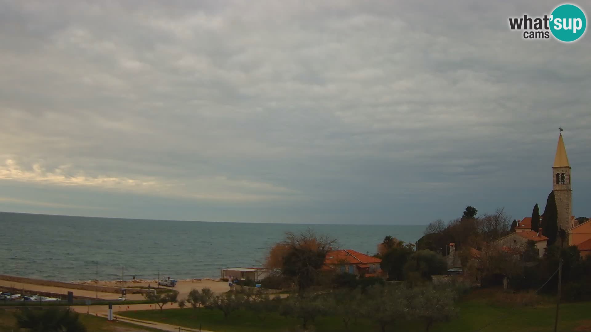 Umag Webcam uživo Lovrečica / San Lorenzo – Istra – Hrvatska