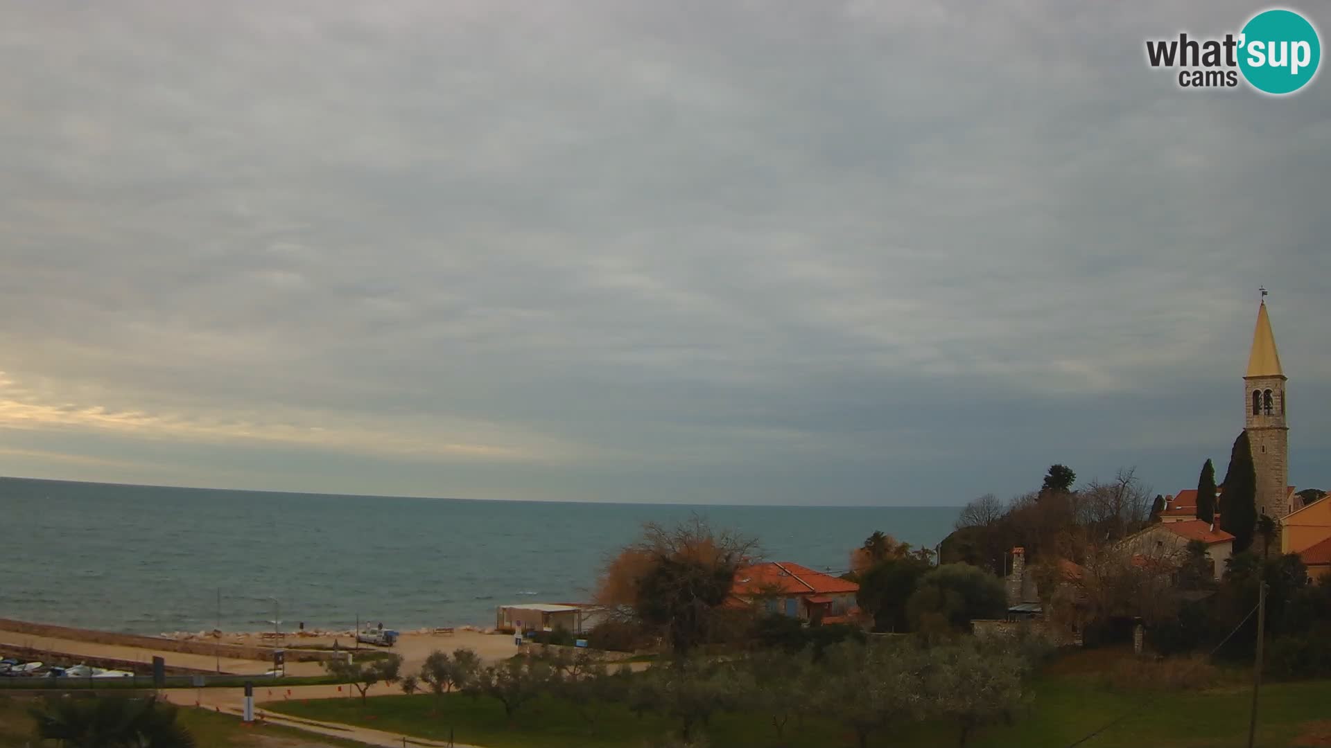 Umag Webcam uživo Lovrečica / San Lorenzo – Istra – Hrvatska