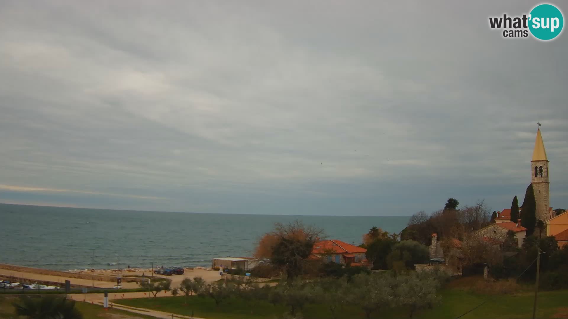 Umag Webcam en direct Lovrečica / San Lorenzo – Istrie – Croatie