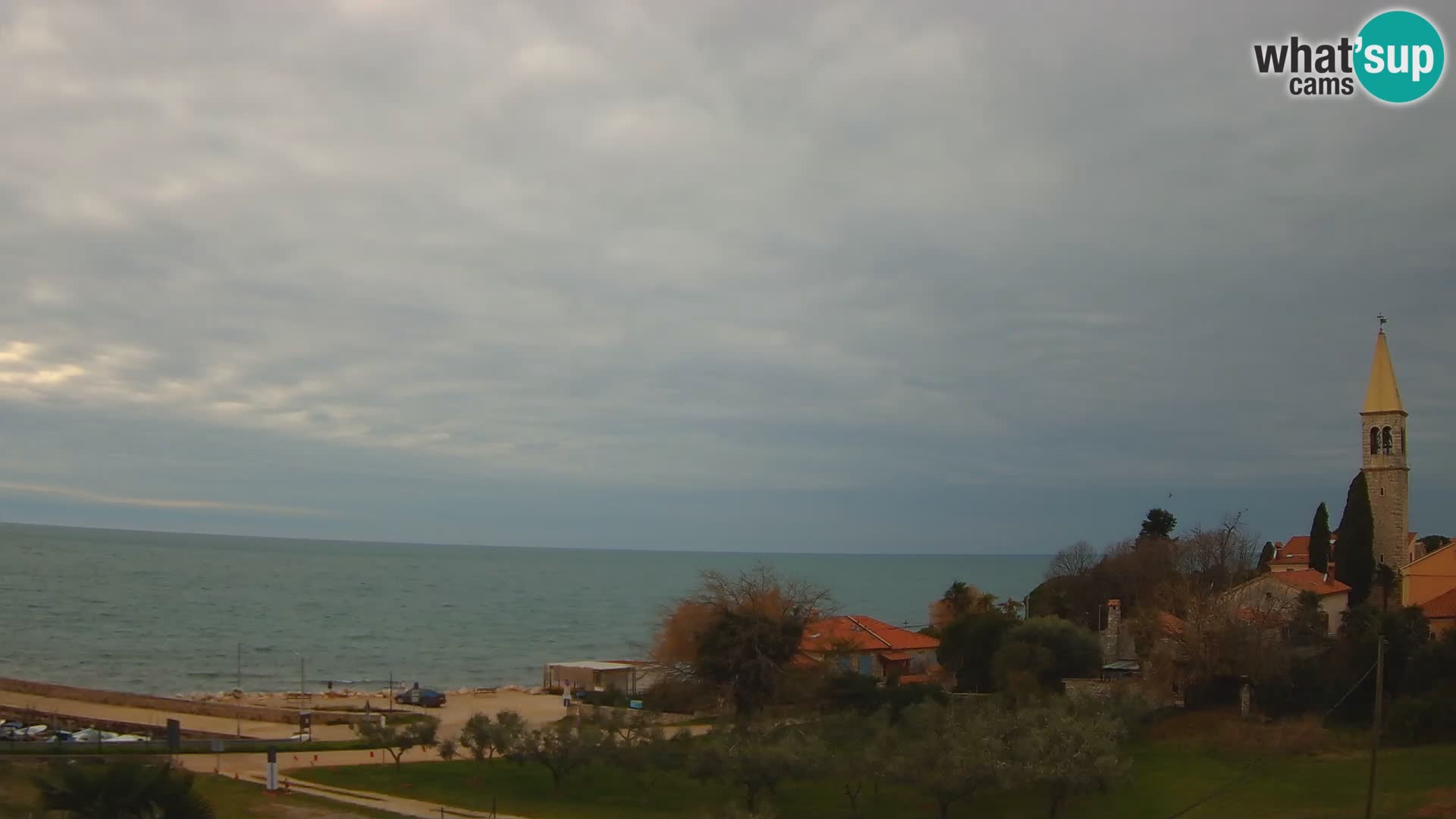 Umag Webcam en direct Lovrečica / San Lorenzo – Istrie – Croatie