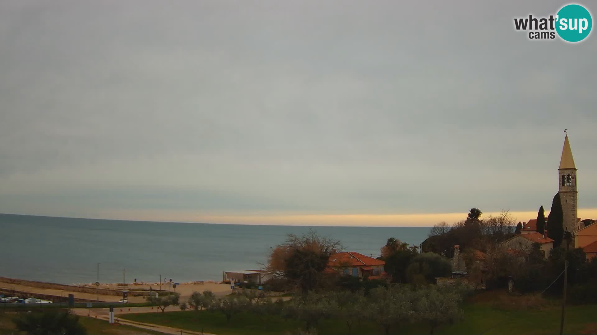 Umag Webcam en direct Lovrečica / San Lorenzo – Istrie – Croatie