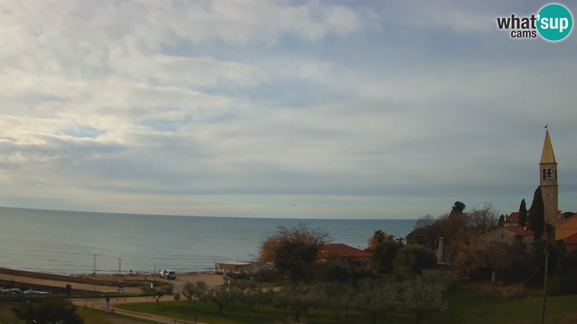 Umag Webcam en direct Lovrečica / San Lorenzo – Istrie – Croatie