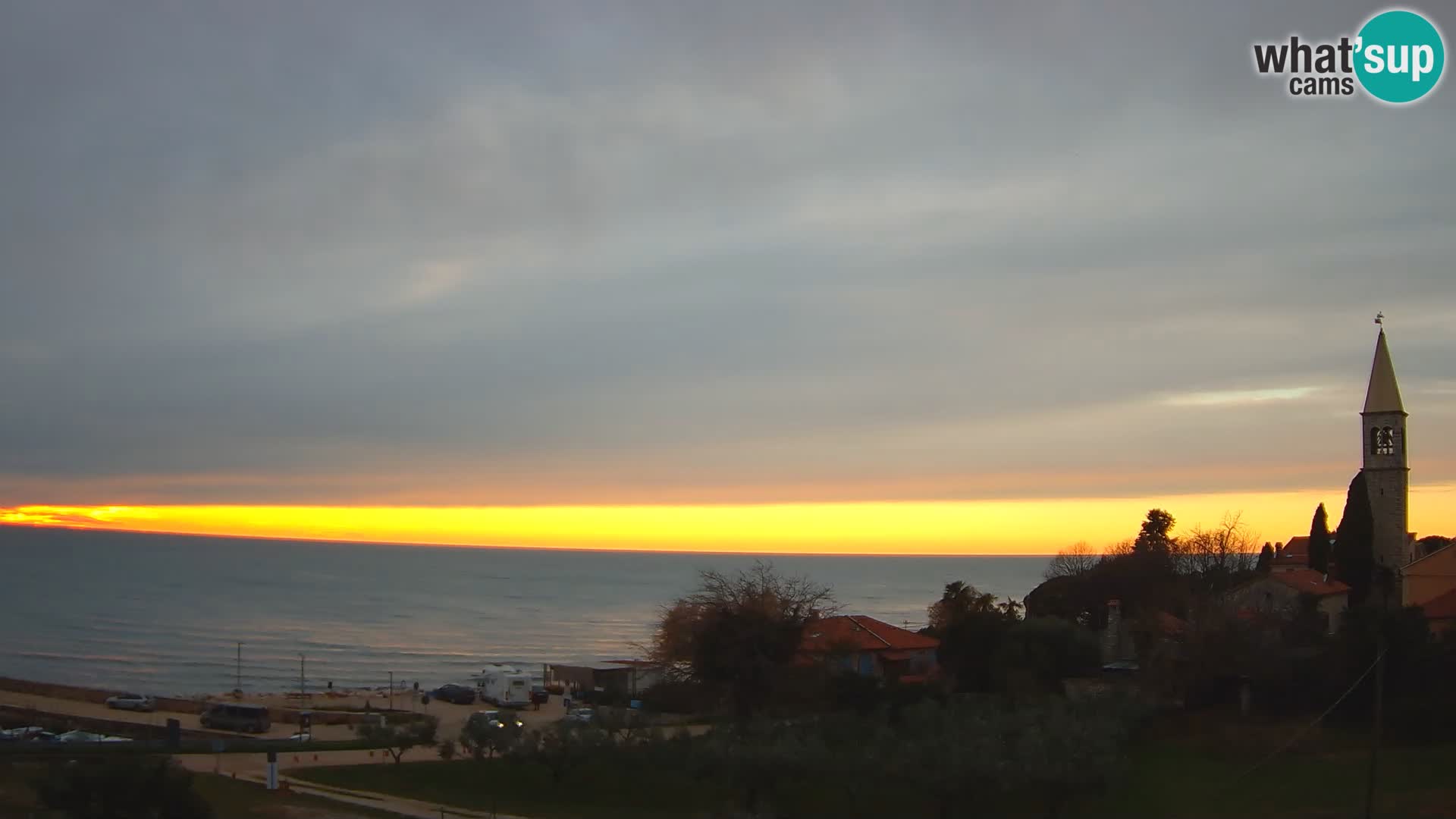 Umag Webcam en direct Lovrečica / San Lorenzo – Istrie – Croatie