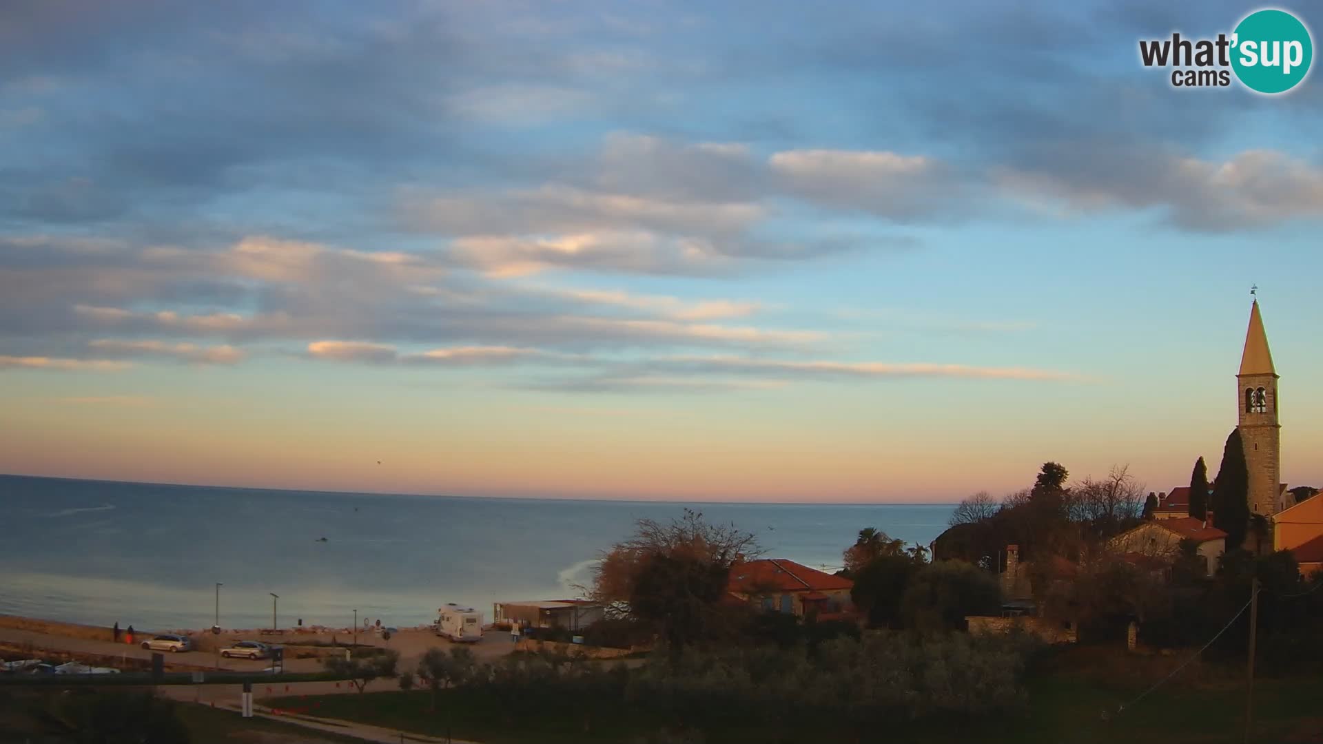 Umag Webcam en direct Lovrečica / San Lorenzo – Istrie – Croatie