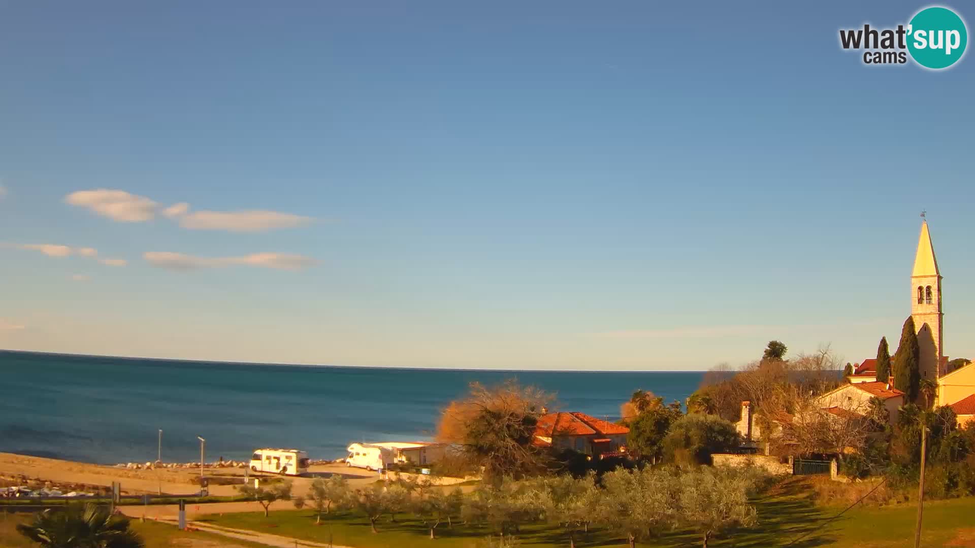 Umago Live webcam Lovrečica / San Lorenzo – Istria – Croazia