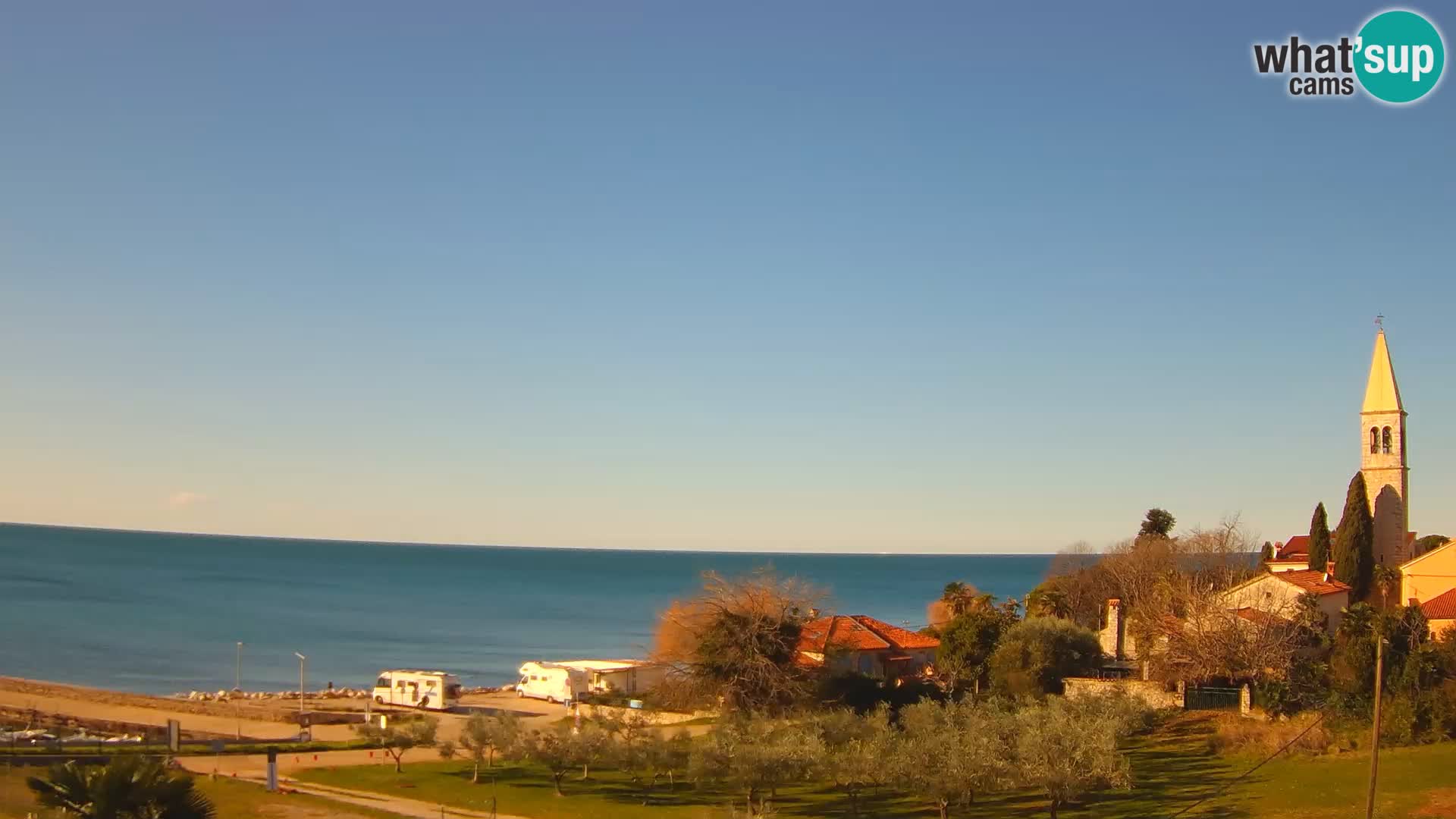 Umago Live webcam Lovrečica / San Lorenzo – Istria – Croazia