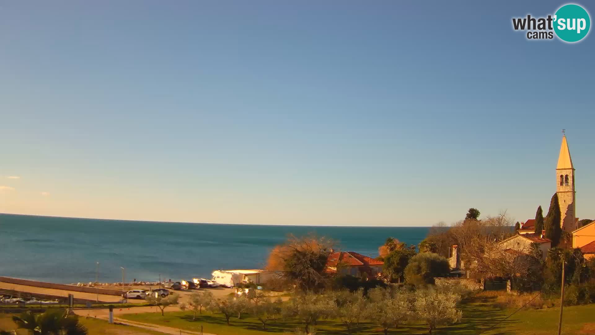 Umag Live webcam Lovrečica / San Lorenzo – Istria – Croatia