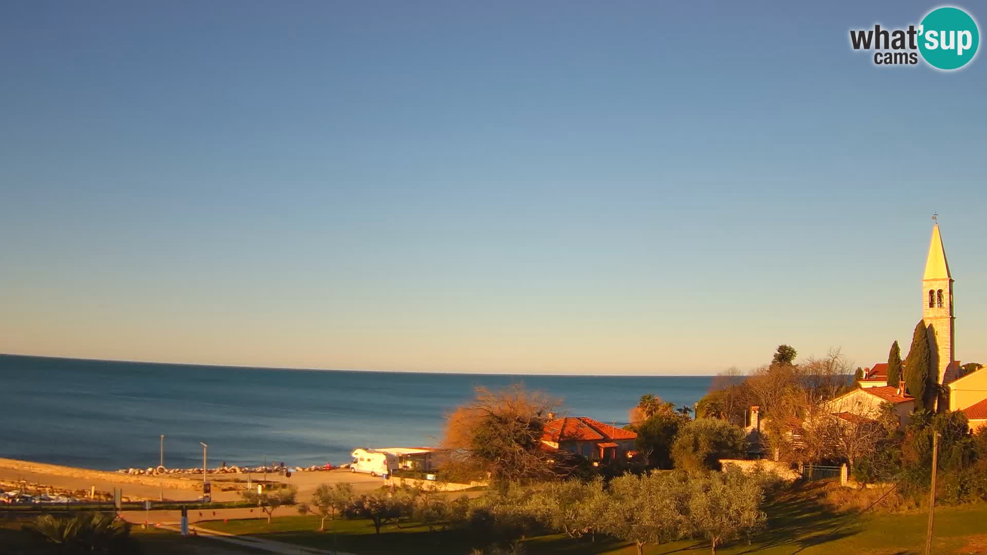 Umag Live webcam Lovrečica / San Lorenzo – Istria – Croatia