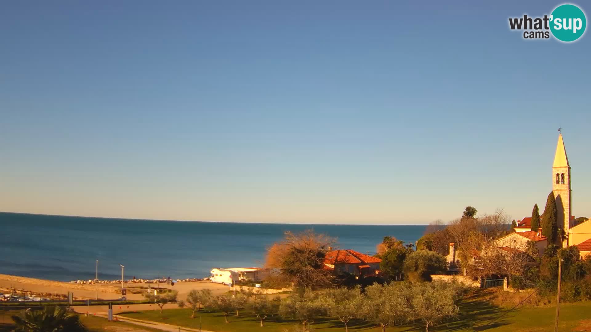 Umag Live webcam Lovrečica / San Lorenzo – Istria – Croatia