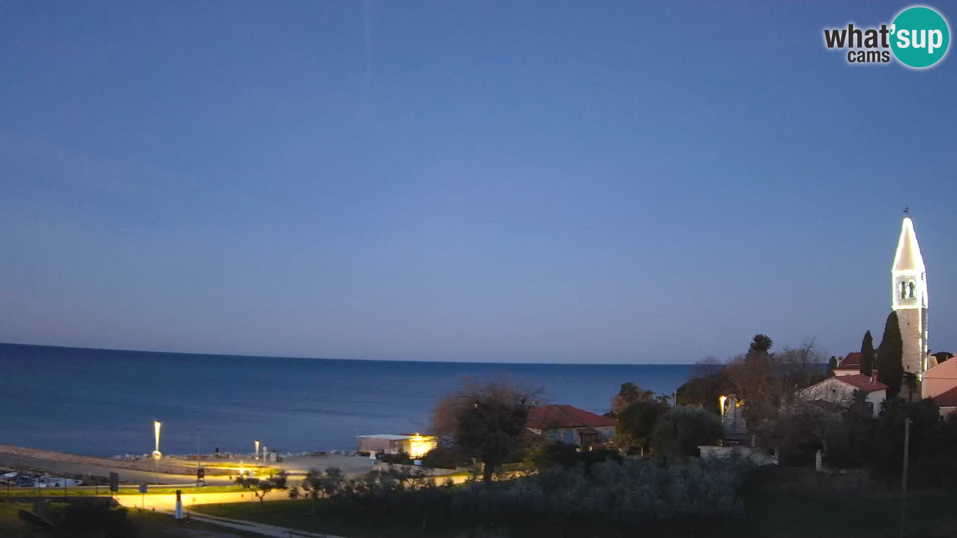 Umag Webcam en direct Lovrečica / San Lorenzo – Istrie – Croatie