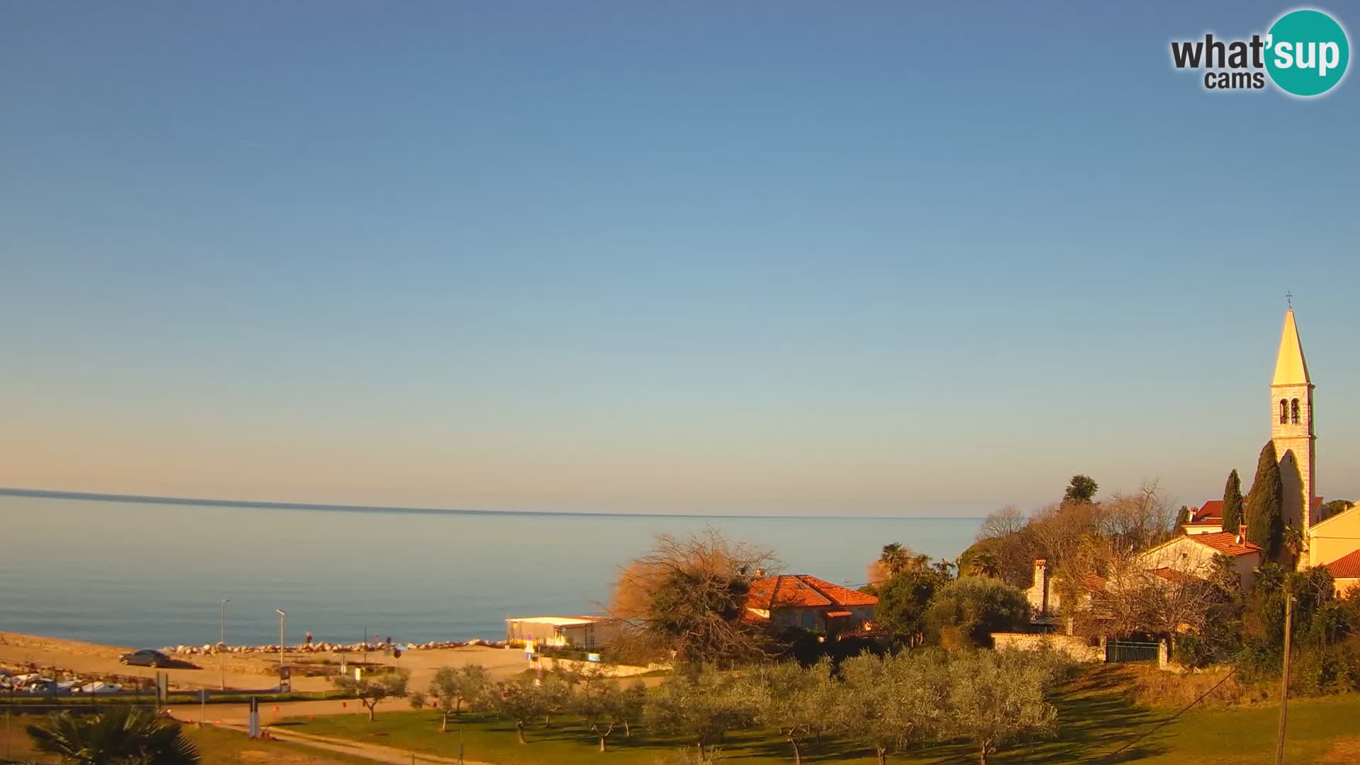 Umag Webcam en direct Lovrečica / San Lorenzo – Istrie – Croatie