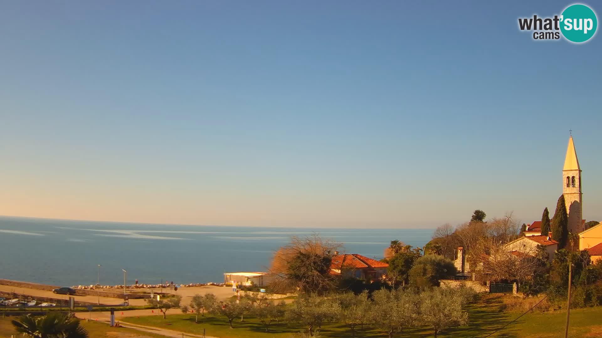 Umag Webcam en direct Lovrečica / San Lorenzo – Istrie – Croatie