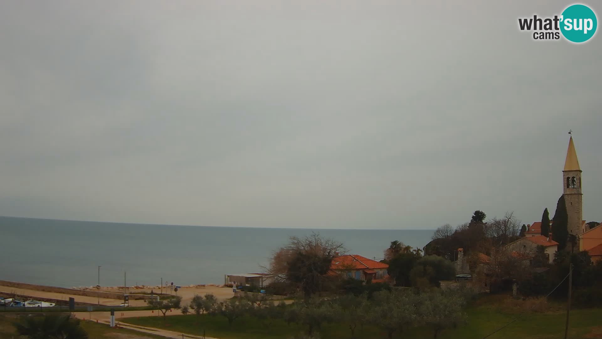 Umag Webcam en direct Lovrečica / San Lorenzo – Istrie – Croatie