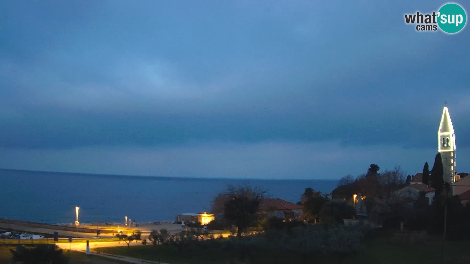 Umag Webcam en direct Lovrečica / San Lorenzo – Istrie – Croatie