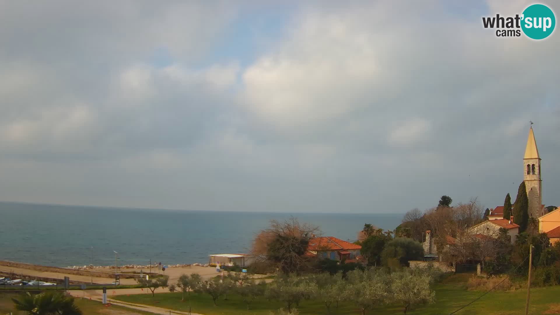 Umag Webcam uživo Lovrečica / San Lorenzo – Istra – Hrvatska