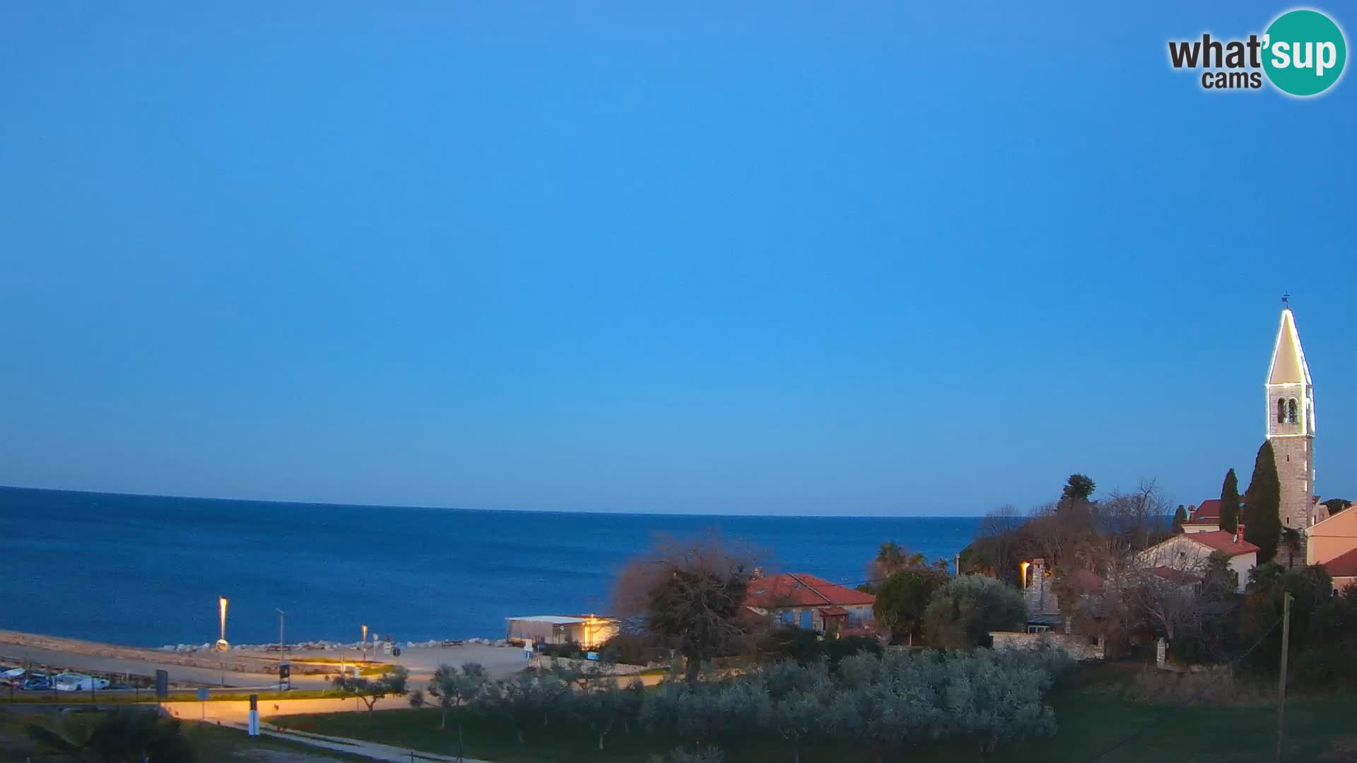 Umag Webcam en direct Lovrečica / San Lorenzo – Istrie – Croatie