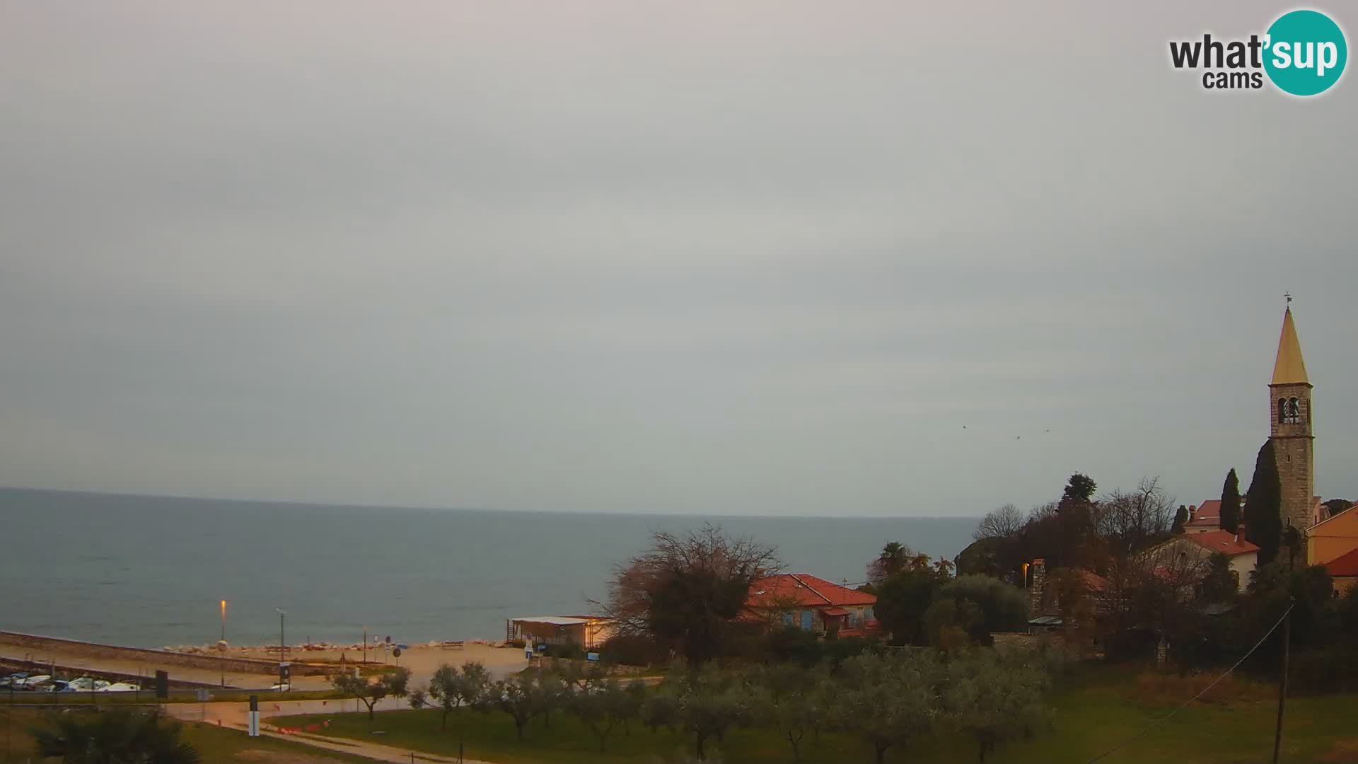 Umag Webcam en direct Lovrečica / San Lorenzo – Istrie – Croatie