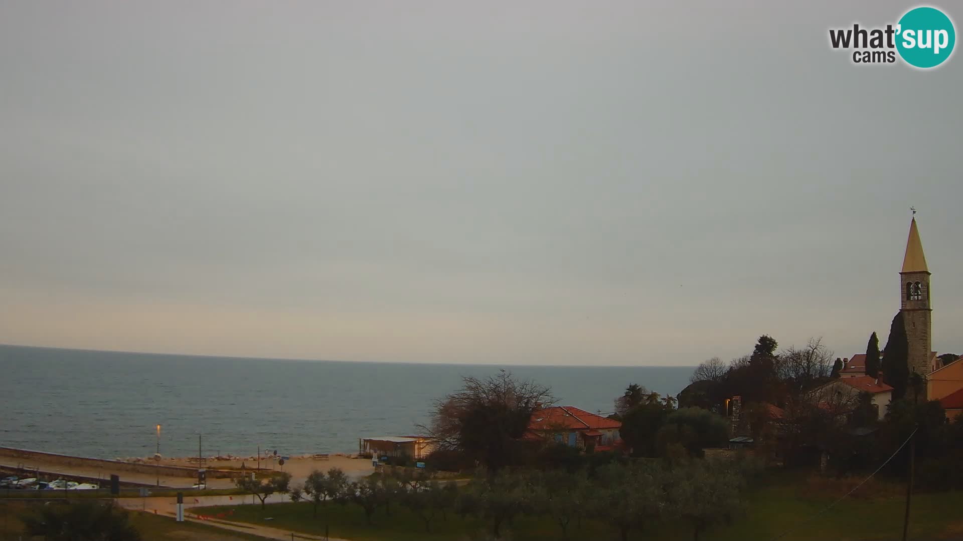 Umag Webcam en direct Lovrečica / San Lorenzo – Istrie – Croatie