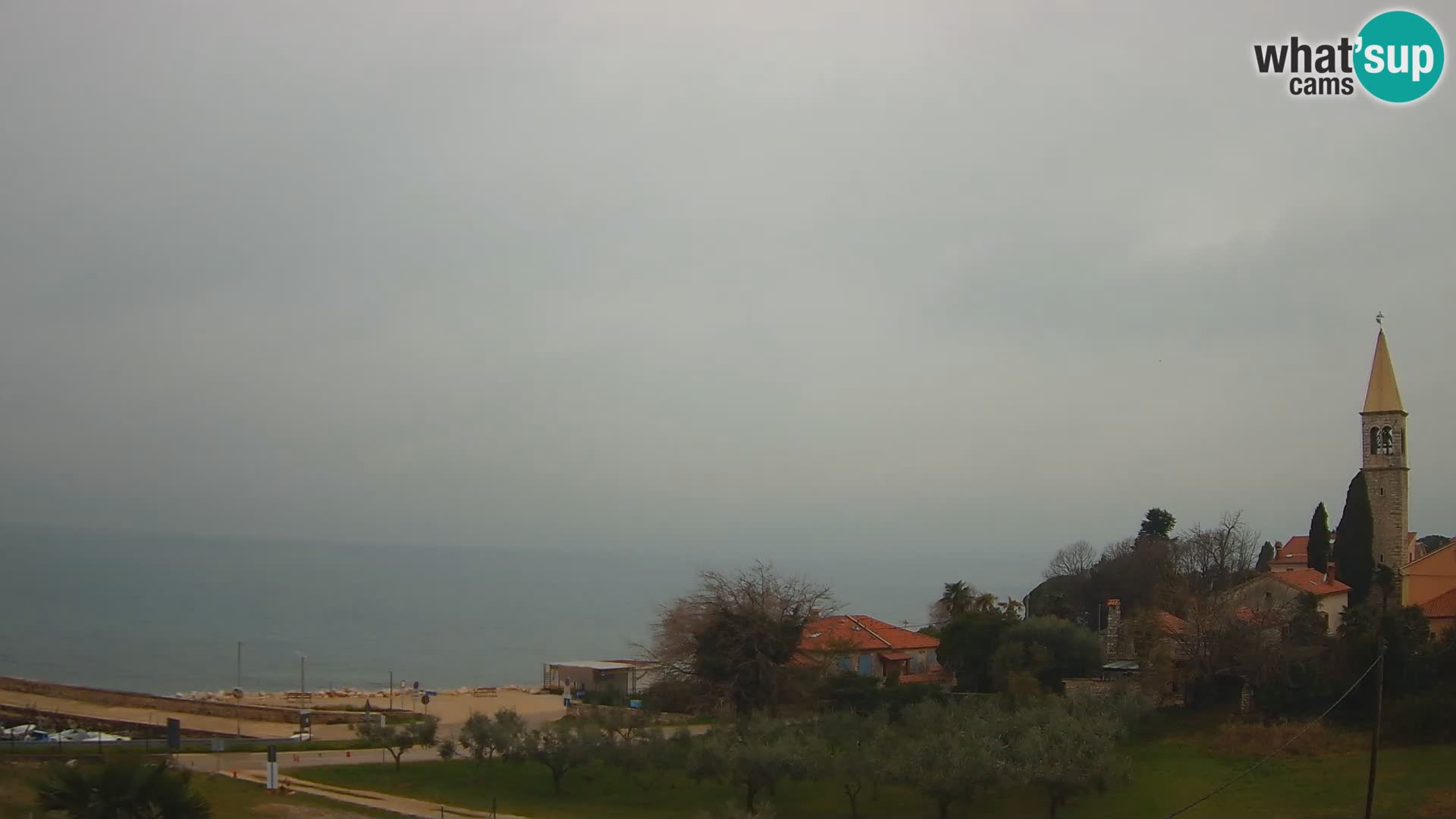 Umag Webcam en direct Lovrečica / San Lorenzo – Istrie – Croatie