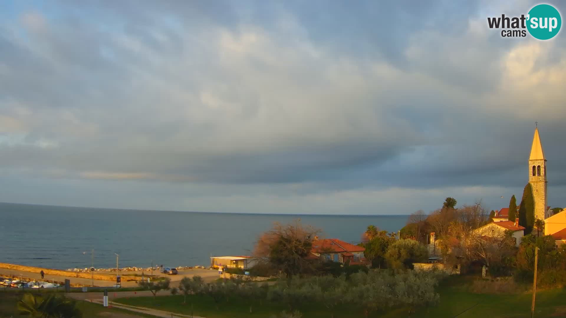 Umag Webcam en direct Lovrečica / San Lorenzo – Istrie – Croatie