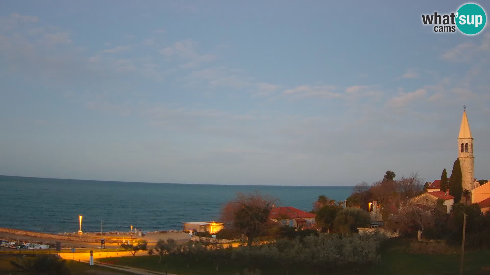 Umag Webcam uživo Lovrečica / San Lorenzo – Istra – Hrvatska